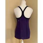 Lululemon  Purple w Dark Heathered Gray Trim Ujjayi Y Tank II Size 6 Photo 5