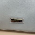 joy & iman  Cream Pebble Leather Satchel Purse Photo 1