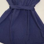 Motherhood Faux Ruffle Wrap Mini Polka Dot Dress Photo 6