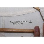 Abercrombie & Fitch Womens  Soft AF Cozy Cream Long Sleeve Crew Neck Sweater Sz S Photo 2