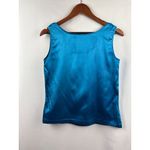 Simply Chloe Dao Teal Sleeveless Top XS Polyester & Spandex Blend Blue Photo 4