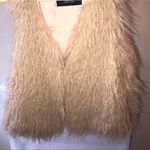 American Eagle Furry Tan Vest Photo 1
