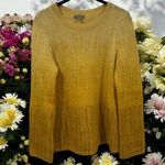 COS  Yellow Balayage Long Sleeve Crewneck Mohair Wool Blend Women’s Size XS Photo 1
