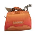 Steve Madden  Bdorra Mini Purse Top Handle Orange‎ and Coral Crossbody with Chain Photo 2