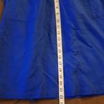 J.Crew  Blue Skirt Pleated Elastic Waistline Sz XS Linen Blend Minimalist Coastal Photo 9