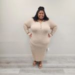 Lane Bryant  Ginger Henley Long-Sleeve Sweater Dress - New - Size 26/28 Photo 2