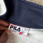 FILA  Quarter Zip White Sweatshirt SIZE S Photo 1