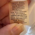 Ann Taylor  Petite White Textured Chiffon Appliqué Sheath Dress 8P Photo 4