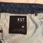 Kut From The Kloth  Blue Denim Skirt Photo 3