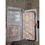 Hobo International  Nancy leather wallet Light Gray Magnetic Close Photo 4