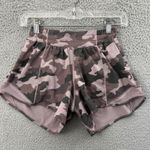 Lululemon Hotty Hot Low Rise Shorts 4" Heritage 365 Camo Misty Mauve Women 4 Photo 0