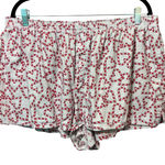 PINK - Victoria's Secret PINK Victoria's‎ Secret XL Candy Cane Heart Pajama Lounge Shorts Sleep Bottoms Photo 0