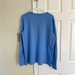 Life is Good Women’s Long Sleeve Crusher Periwinkle Blue Music Note Floral XL Photo 6