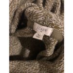Cowl neck oversized J.Crew Green with White knit Cowl Neck Long Sleeve Wool Blen Size M Photo 9