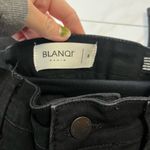 BLANQI Denim Black Skinny Jeans with knit band size 8 Photo 2