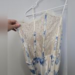 BHLDN V. Chapman January Wrap Skirt Lace Corset Front Slit Column Gown Photo 4