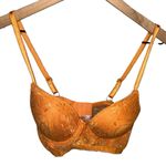 Fairy Y2K Bustier Orange Lace Mesh Floral Polkadot Bra Size undefined Photo 1