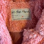 We The Free Pink Teddy Jacket Cropped Fuzzy Photo 3