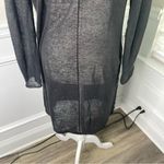 Brochu Walker  black linen blend sweater dress tunic size small‎ Photo 4