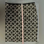 Max Studio MSSP  black gold stretch pencil skirt size 2 Photo 4