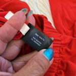 Boston Proper Red Embroidered Off Shoulder Wide Leg Jumpsuit Photo 10