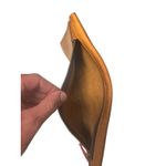 Clare V. leather clutch, Cuoio color, custom hand Photo 1