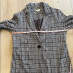 Max Studio  Women’s Black & White Plaid Single Button Blazer Sz M Photo 6