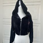 Playboy  Black Hoodie with Pink Stripes Photo 4