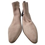 Blondo Laureece Waterproof Suede Ankle Booties Block Heel Side Zip Tan 10M Photo 1