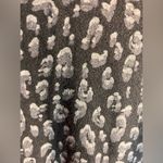 Old Navy Black Cowl Neck Sweater with Textural Pattern Animal print side zip Photo 2