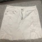 American Eagle White Denim Skirt  Photo 0