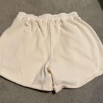 Boutique  Cream and Pink Sweat Shorts Photo 1