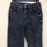 PacSun  Women’s Mom Jean Denim Faded Black Straight Leg Photo 1