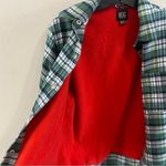 BDG | Oversized Flannel Plaid Shacket Red Fleece Lined Size XS Photo 4