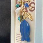 Luna Norte | Ocean Motif Bag Charm Gold Photo 6