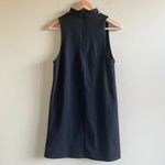 ZARA  Black‎ Sleeveless Swing Dress With Choker Womens Size S V Neck Shift Photo 5