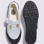 Vans NEW Style 93 Mary Jane Canvas Coated Sneakers silver black womens us 10 Photo 3