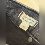 Madewell  The Perfect Vintage Jean Lunar Wash Black Size 25 Photo 4