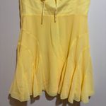 Oh Polly  Sabela Halter Neck Cut Out Flare Mini Dress Yellow Photo 12