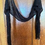 Nordstrom 90s Chevron Fringed Eyelet Scarf, 100% Rayon Photo 0