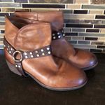 UGG  Women's Leather Darling Studded Harness Wool Lined Ankle‎ Boots Size 7 Photo 8