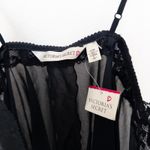 Victoria's Secret Y2K  Womens Babydoll‎ Top Size S Sheer Lace Lingerie Soft Goth Photo 5