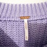 Free People  Frankie Cable Knit Sweater Heavenly Lavender Size XL Photo 4