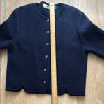 Vintage Carrol Reed Elegant Navy Button Photo 8