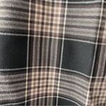 Torrid  Stretch Twill Fitted Vest Elation Plaid Deep Black Tan Vest Button Up NWT Photo 5