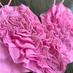 ZARA  Pink Ruffled Heart Camisole Photo 1