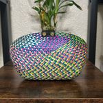 Desenyo Buntal‎ Straw Purse/Clutch Pink Photo 5