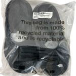 PrettyLittleThing Cut Out Rubber Ribbed Sole Slides Black Size NWT Size 4UK 6US Photo 1