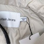 Calvin Klein Women's Petite Quilted Hooded Zip Up Long Coat XS Photo 2