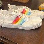 Sole Mates Colorful Rainbow Sneakers 7/8 Photo 3